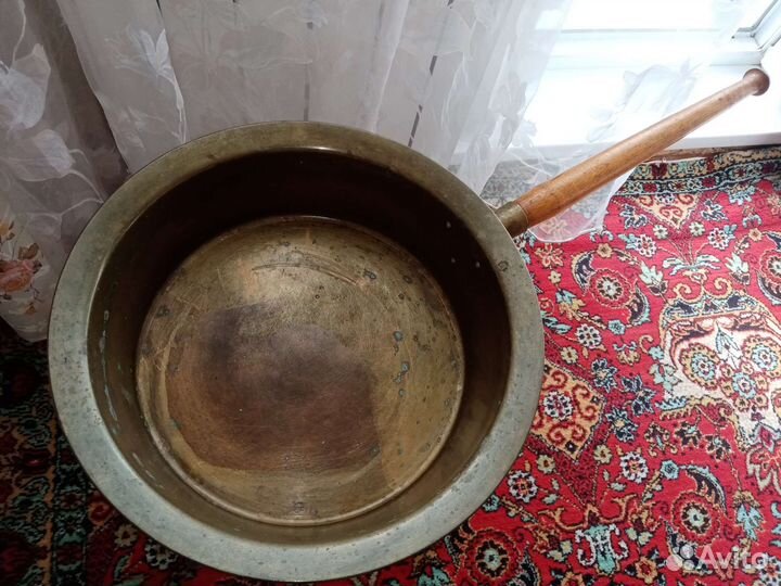 Медный таз для варенья