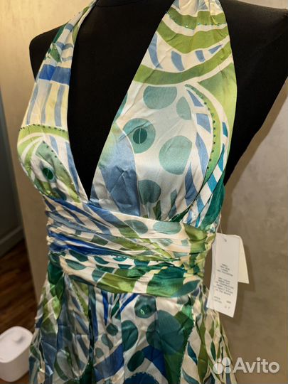 Шёлковое платье-сарафан