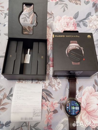 Смарт часы huawei watch 4 pro titanium