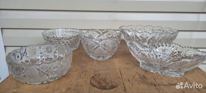 Вазы хрустальные