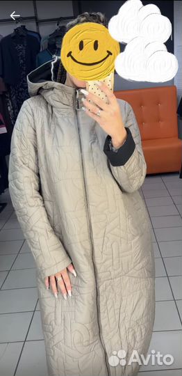 Демисезонный двусторонний женский плащ, Корея