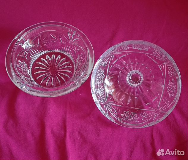 Конфетница хрусталь СССР