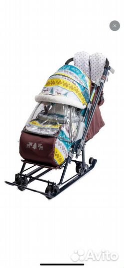Детские санки коляска