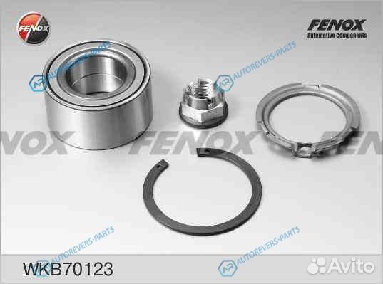 WKB70123 Подшипник ступицы. комплект перед правлев