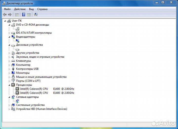 Intel Celeron E1400 2.0GHz. LGA775