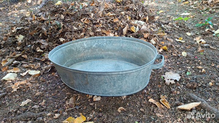 Ванночка оцинкованная, винтажная