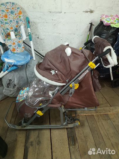 Коляска санки