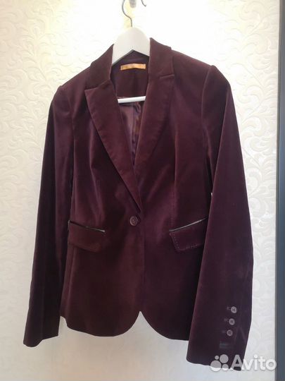 Жакет бархатный