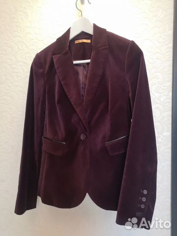 Жакет бархатный