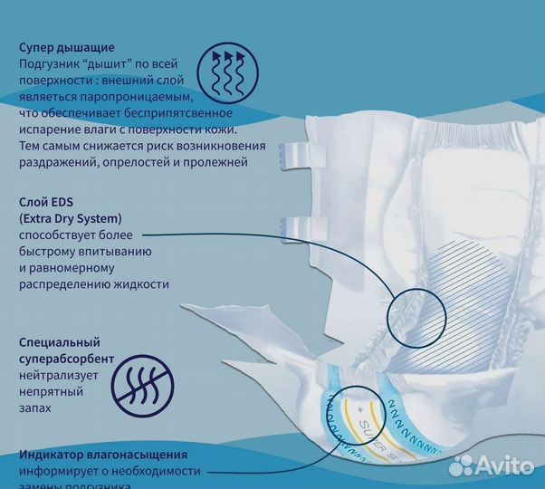 Памперсы для взрослых м