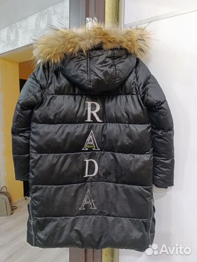 Пуховик для девочки 140