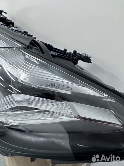 Фары BMW с блоками лед lci рестайлинг