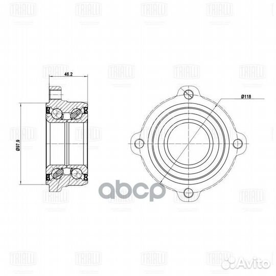 Ступица для а/м BMW X5 (E70) (07) /X5 (F15) (13