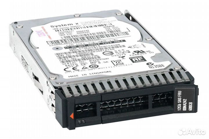 Жесткий диск Lenovo 600Gb 00NA242 00NA245 SAS 2,5