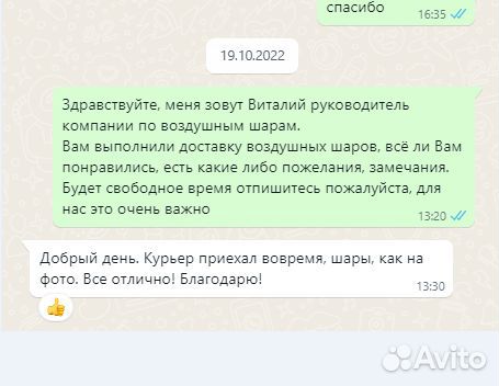 Шары на выписку