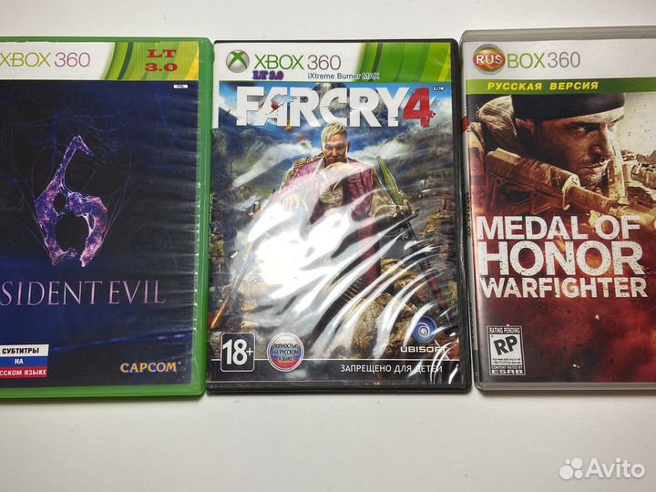 Диски для xbox 360 прошитый