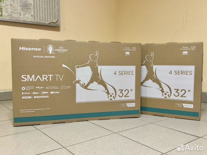 Телевизор Hisense 32 32A4N 32 SMART TV Новый 2024