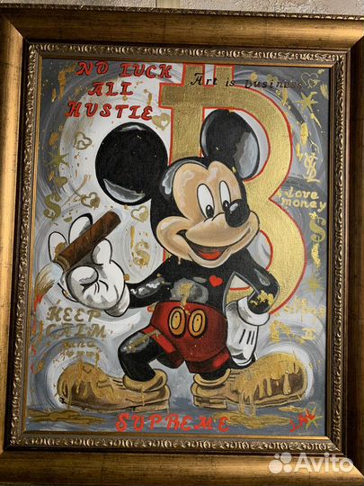 Интерьерная картина Мики Маус