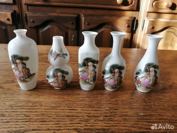 Китайские фарфоровые вазочки