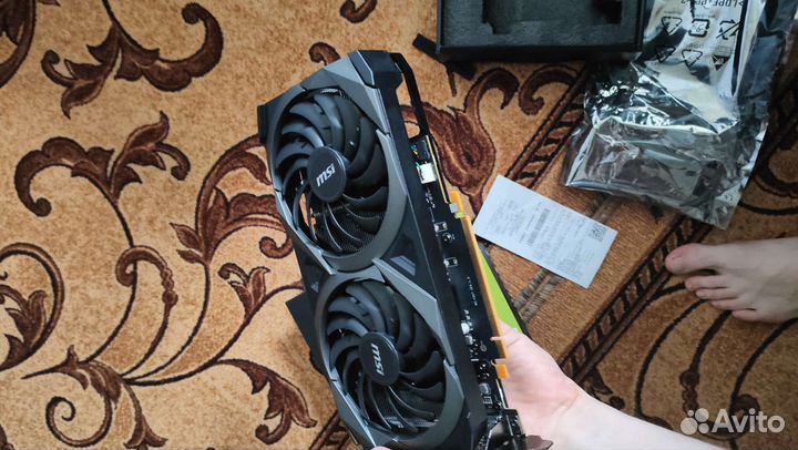 Видеокарта MSI GeForce RTX 3060 (LHR) 12GB