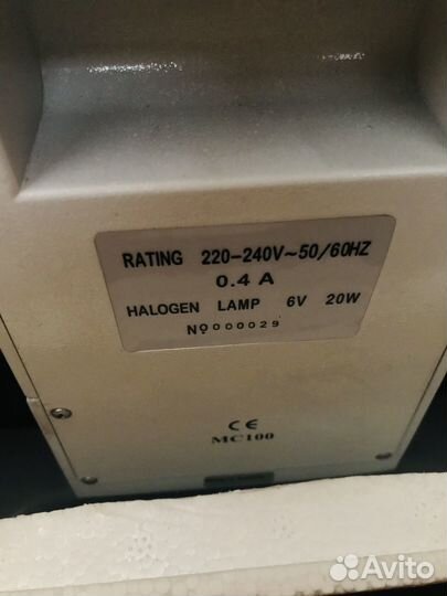 Бинокулярный микроскоп micros MC 100