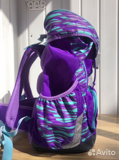 Ранец DerDieDas Ergoflex XL Серебристый дельфин