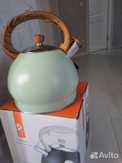 Чайник со свистком нержавейка