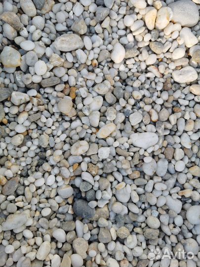 Песок, мытая галька