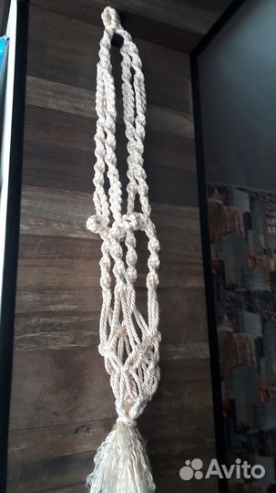 Подвес для цветов макраме