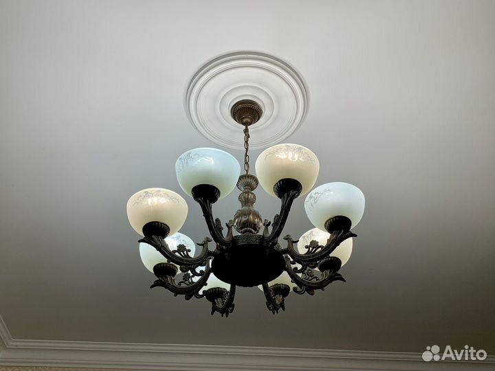 Люстра бронза