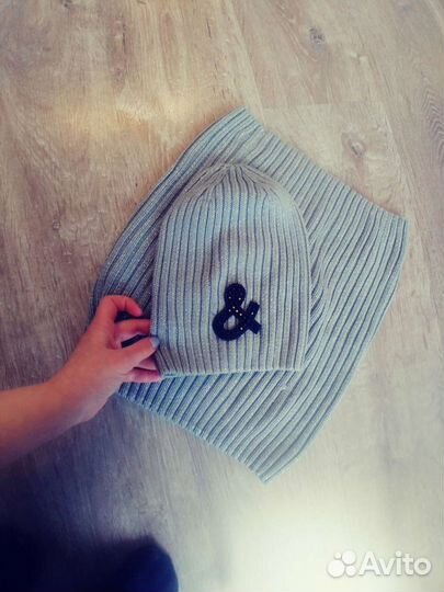 Шапка и снуд для девочки Gulliver 54