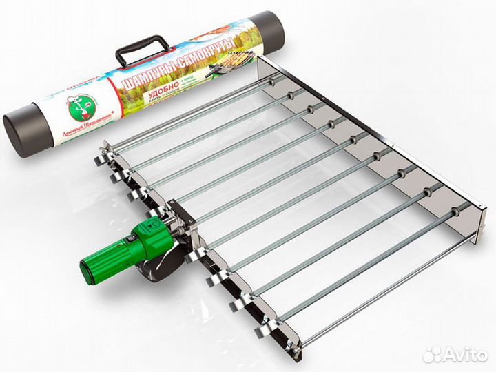 Шампуры Ленивый Шашлычник 8 самокрутов