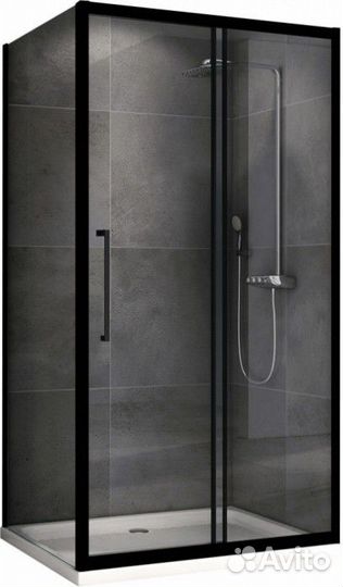 Душевой уголок Abber Schwarzer Diamant AG30130BH-S100B 130x100