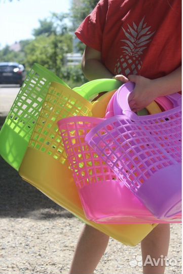 Корзина пляжная для игрушек для пикника
