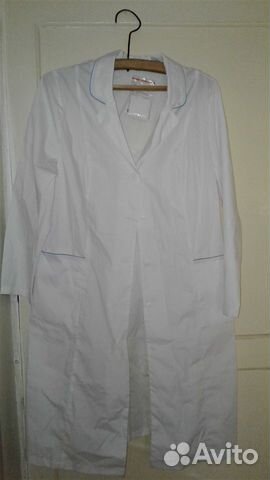 Халат рабочий, белый