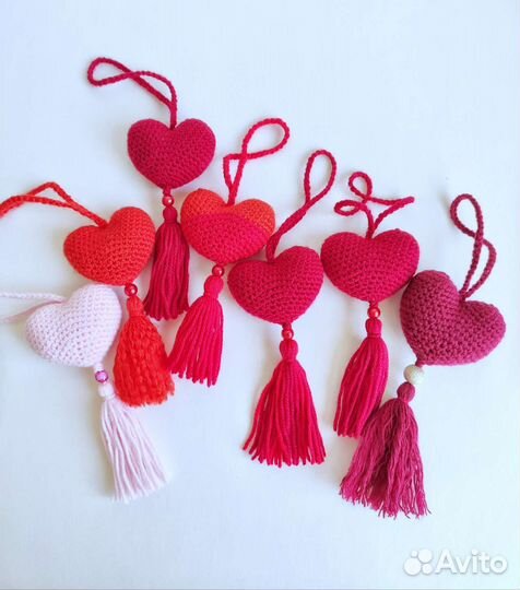 Брелок-подвеска Сердце ручной работы