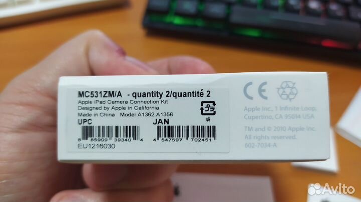 iPad переходник на SD-карту