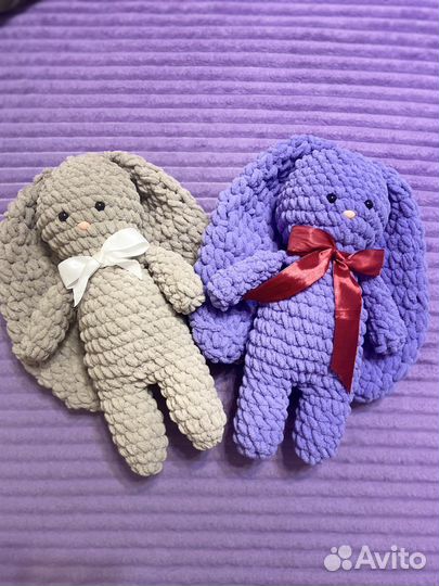 Вязаные зайки