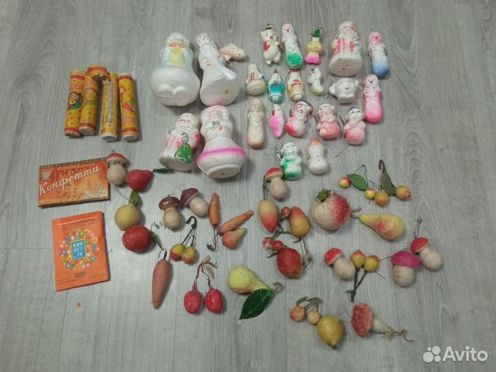 Елочные игрушки СССР