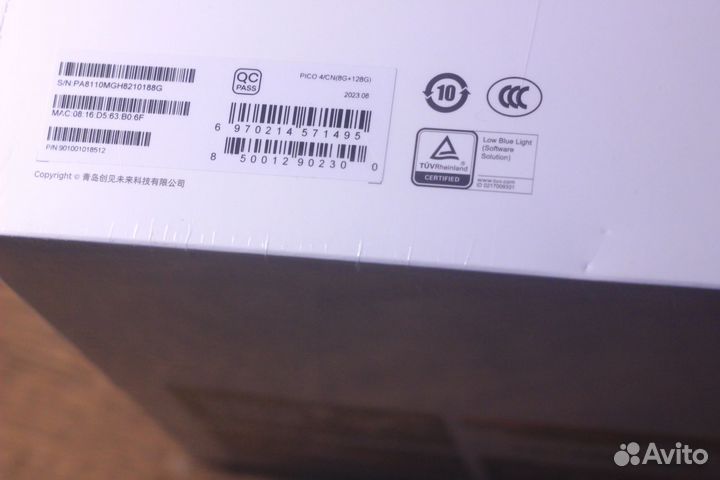 Pico 4 128Gb (Новый), шлем виртуальной реальности