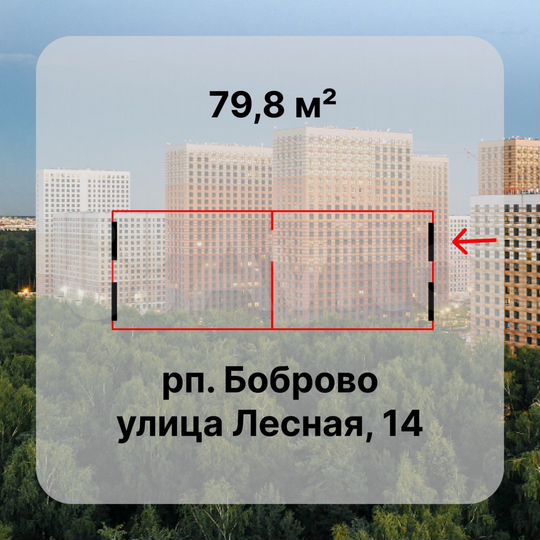 Свободного назначения, 79.8 м²