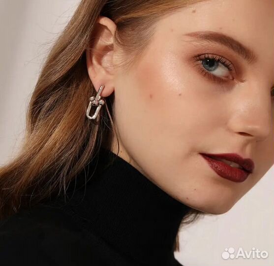 Серьги цепи в стиле Tiffany