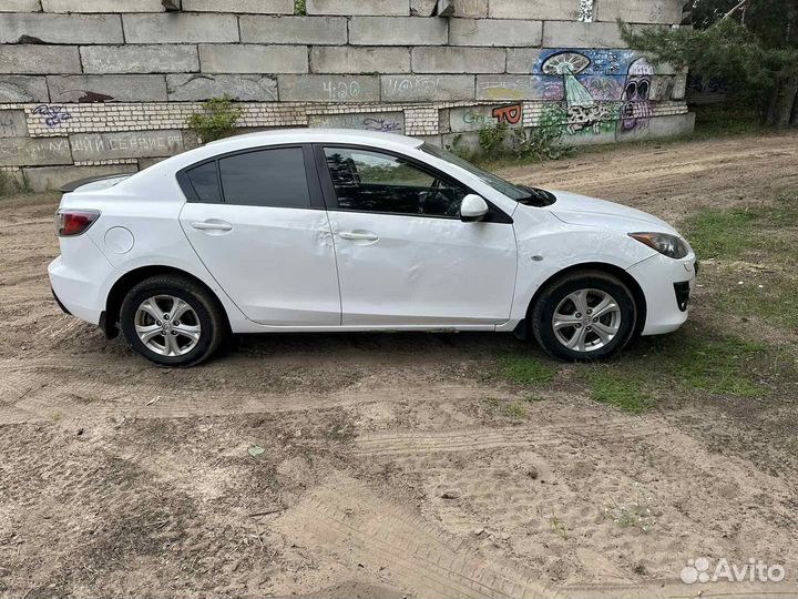 Mazda 3 1.6 AT, 2011, битый, 200 253 км