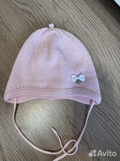 Шапка для девочки демисезонная