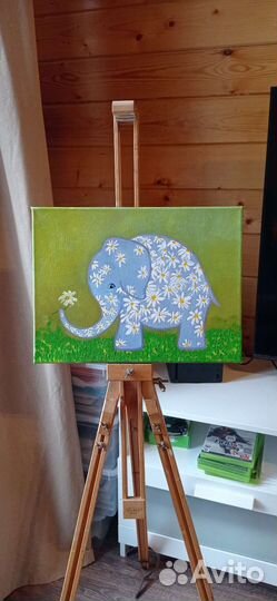 Картина Ромашковый слон