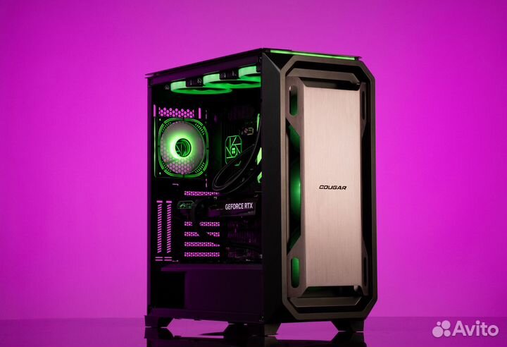 Игровой пк perfect82 RTX 4070Ti super 16GB NEW Ryzen 5 7600 Cougar MX670 RGB