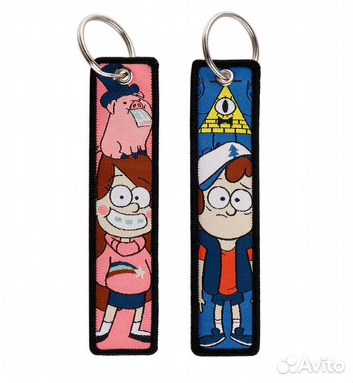 Тканевый брелок ремувка 4 вида