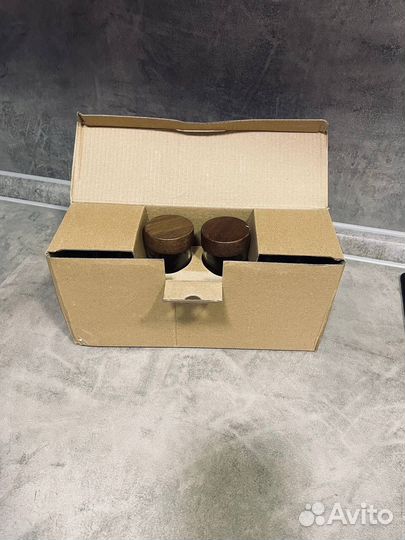 Набор баночек для специй стекло