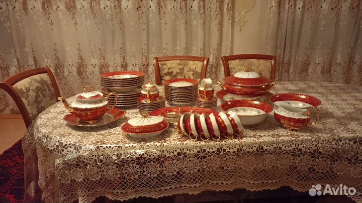 Чайно столовый сервиз Чехия 52 предмета