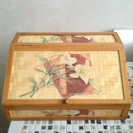 Хлебница деревянная